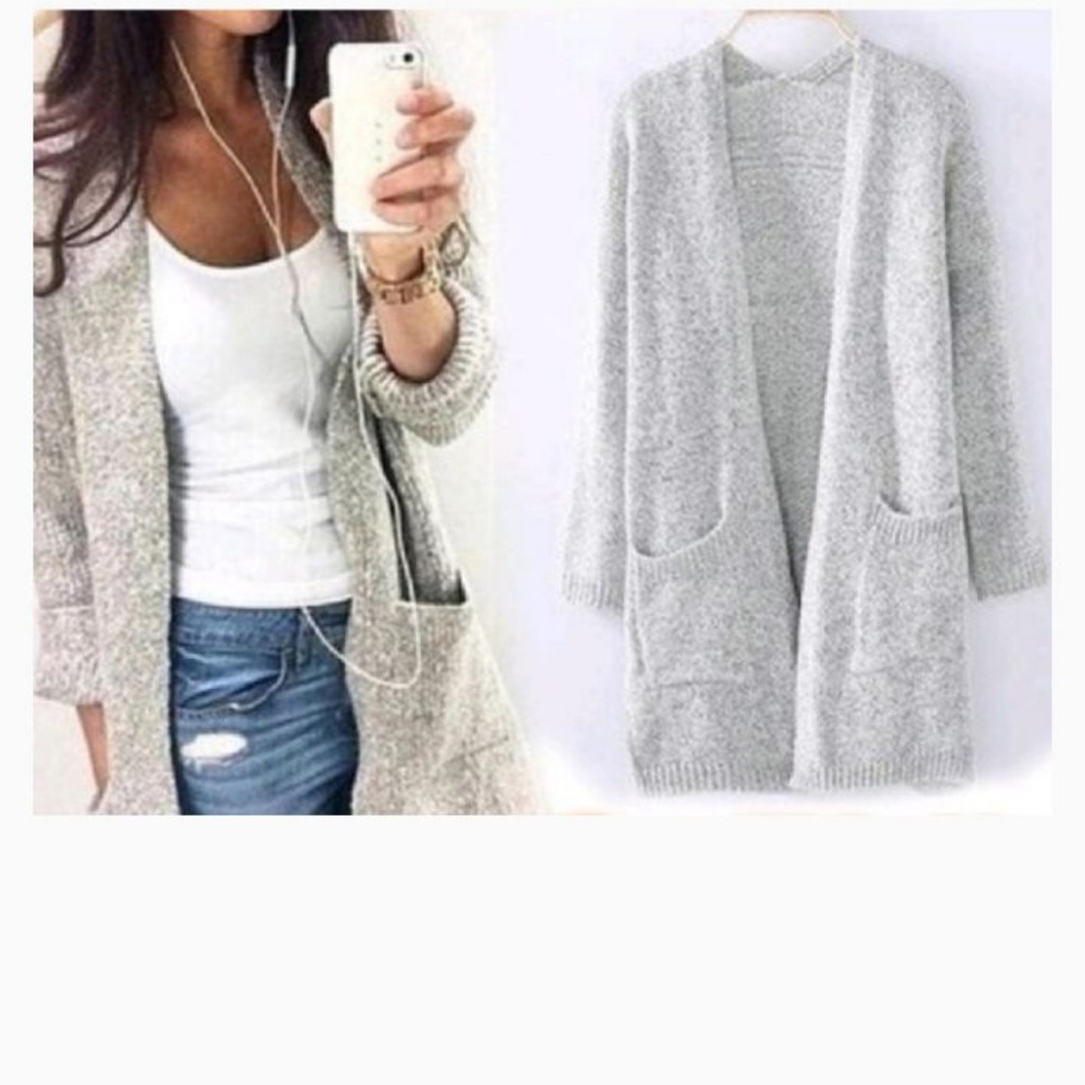 ONLY ONE Left! Long Sleeve Open Cardigan - Picture 1 of 6